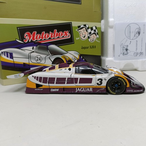 1028 - An Exoto 1:18 scale model, of a Jaguar XJR-9, boxed