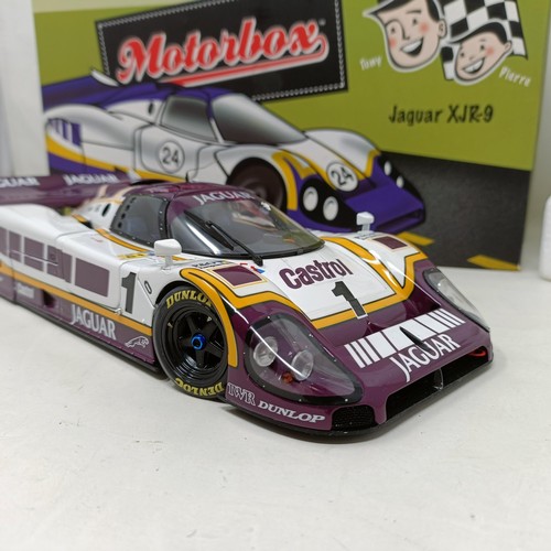 1031 - An Exoto 1:18 scale model, of a Jaguar XJR-9 No 1, boxed