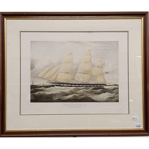 1134 - James Nichol Fleming, print, and its pair, The Betty Darling, 40 x 60 cm (2)