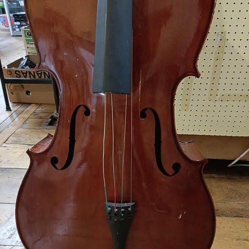 1143 - A cello, and another, in need of restoration (2)