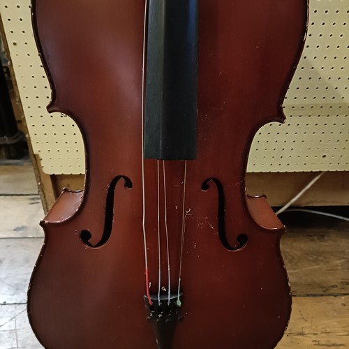 1143 - A cello, and another, in need of restoration (2)