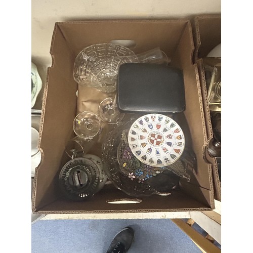 1193 - Assorted ceramics, glass, and other items (4 boxes)