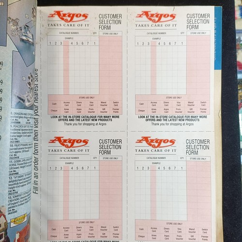 1194 - A rare and scarce to find Argos catalogue, for the Autumn/Winter of 1991, 362 pages featuring a vast... 