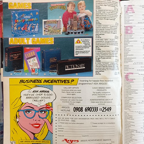 1194 - A rare and scarce to find Argos catalogue, for the Autumn/Winter of 1991, 362 pages featuring a vast... 