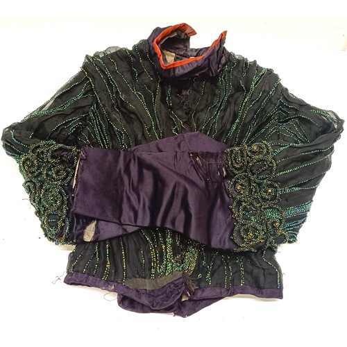 5 - An early 20th century jacket, and assorted other textiles (box) Provenance:  A single owner collecti... 