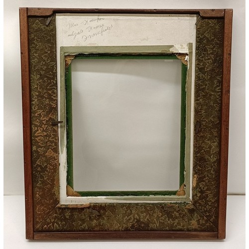 118 - After William Morris, an embroidered frame surround, 45 x 38 cm