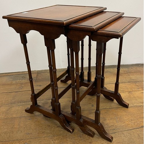 703 - A 19th century mahogany bow front corner cabinet, 72 cm wide, and a mahogany bow front washstand, a ... 