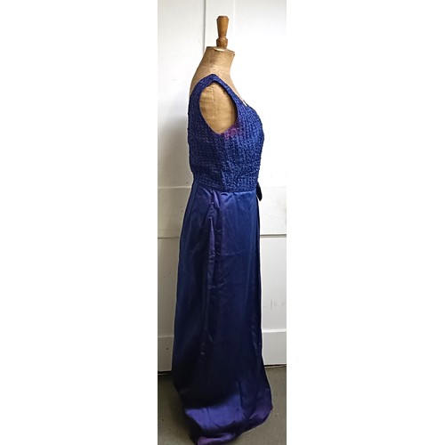 44 - A John Selby, London vintage evening dress, and two other dresses (box) Provenance:  A single owner ... 