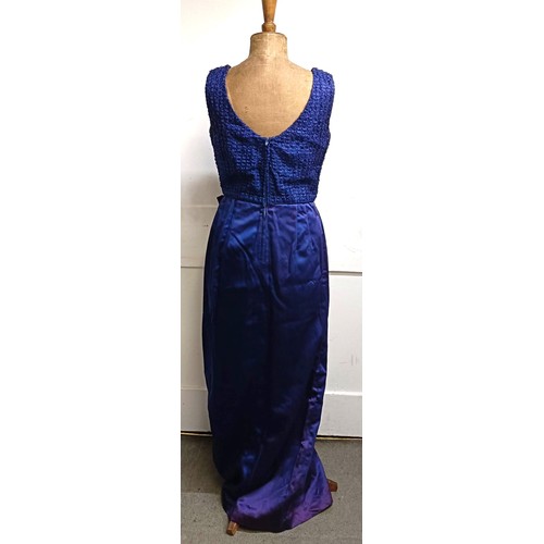 44 - A John Selby, London vintage evening dress, and two other dresses (box) Provenance:  A single owner ... 