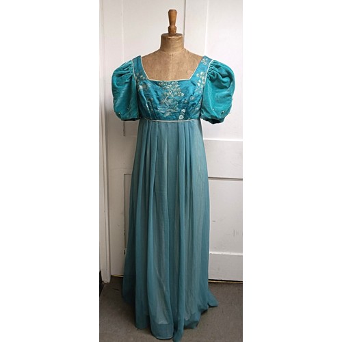 45 - A vintage Ricci Michaels of Mayfair evening gown, and three other evening gowns (box) Provenance:  A... 