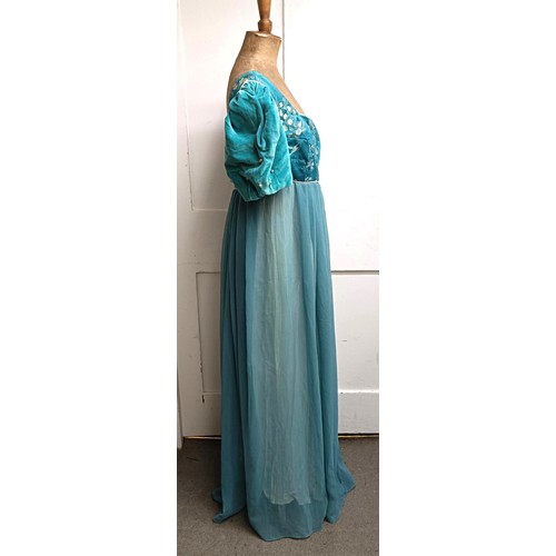 45 - A vintage Ricci Michaels of Mayfair evening gown, and three other evening gowns (box) Provenance:  A... 