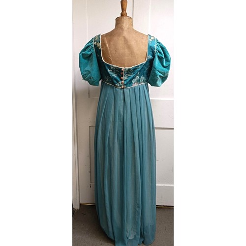 45 - A vintage Ricci Michaels of Mayfair evening gown, and three other evening gowns (box) Provenance:  A... 