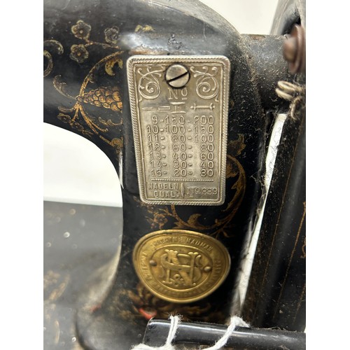 73 - A Naumann sewing machine, 32 cm wide Provenance:  A single owner collection, from the studio of... 