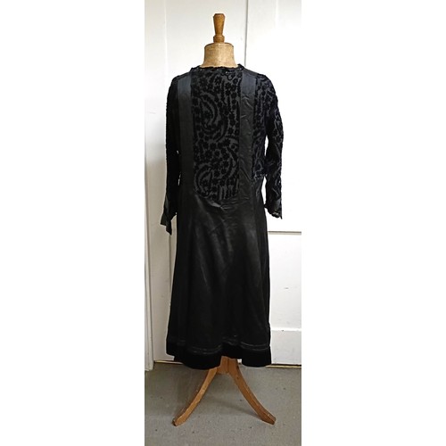 44 - A John Selby, London vintage evening dress, and two other dresses (box) Provenance:  A single owner ... 