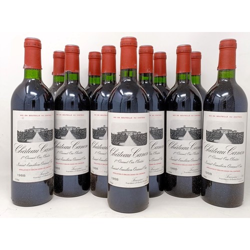 1 - Twelve bottles of Chateau Canon, Saint-Emilion, 1er Grand Cru Classe, 1988 (12)Provenance: From a We... 
