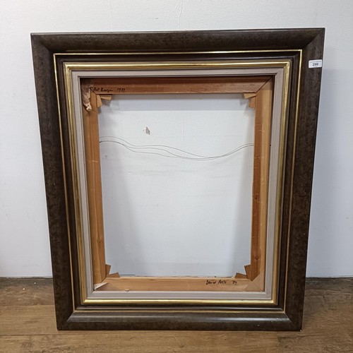 299 - A 20th century painted picture frame, 100 x 88 cm