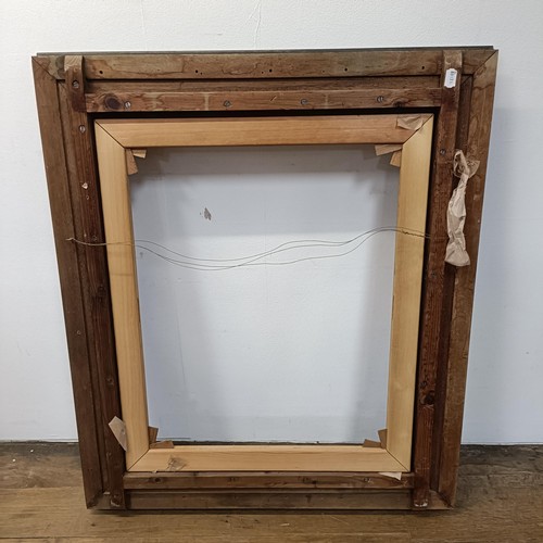 299 - A 20th century painted picture frame, 100 x 88 cm