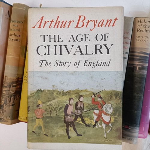 372 - Bryant (Arthur) first editions, all signed, The Age of Chivalry, The Lion & The Unicorn, The Fir... 