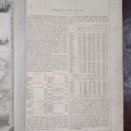 375 - Tallis Illustrated Atlas, 1851, and assorted other books (box)