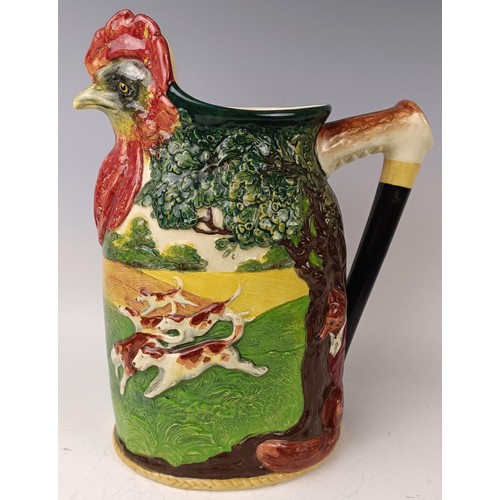 425 - A rare Royal Doulton MFH Presentation jug, limited edition no. 132/500, 33 cm high