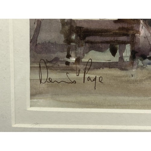 306 - Denis Page, Piano Trio, watercolour, signed, 24 x 27 cm