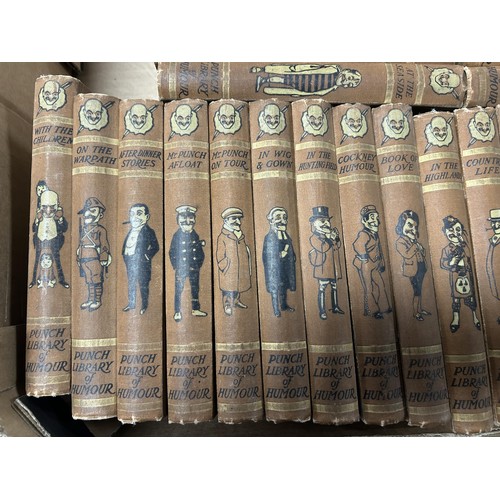 376 - Punch Library of Humour, 25 vols. (box)Provenance:  Sold on behalf of SNCB Society