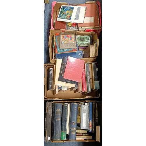 381 - Assorted books (5 boxes)