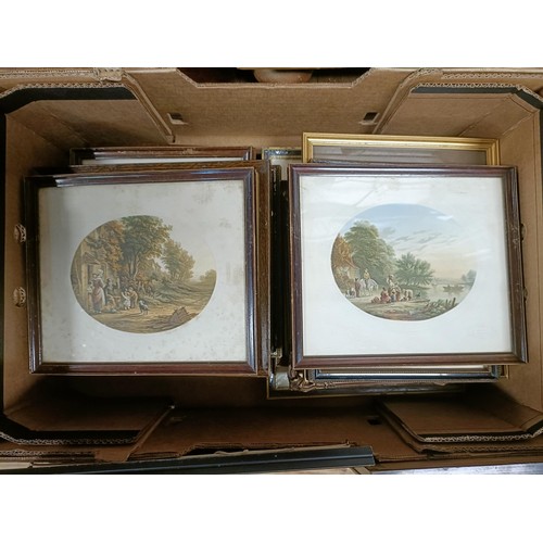 327 - ***Regretfully Withdrawn*** A large assortment of Le Blond oval prints (2 boxes)