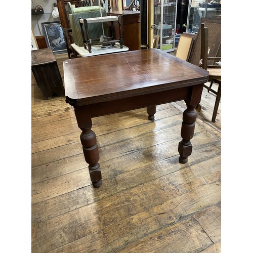 702 - An oak drawleaf table, a set of four chairs, an occasional table, a coffee table and assorted other ... 