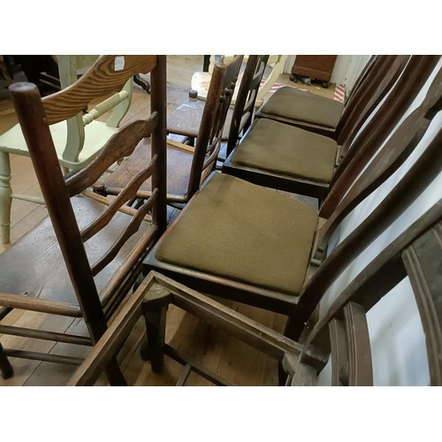 733 - Assorted chairs (10)