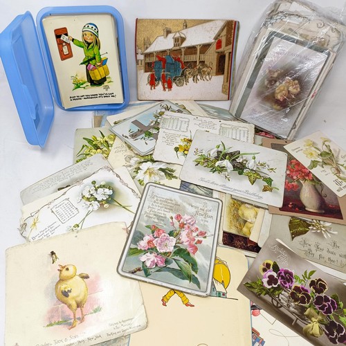 638 - Assorted Mabel Lucie Attwell postcards and other cards (box)