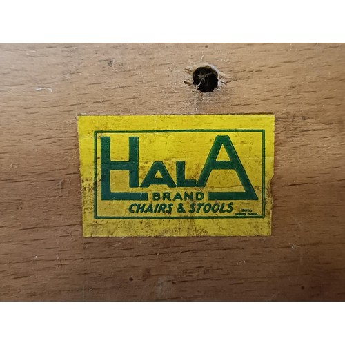 491 - A set of four 1970s Yugoslavian chairs retailed by Hala, label verso (4)