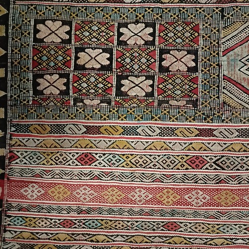 771 - A Moroccan Kelim carpet, 225 x 152 cm