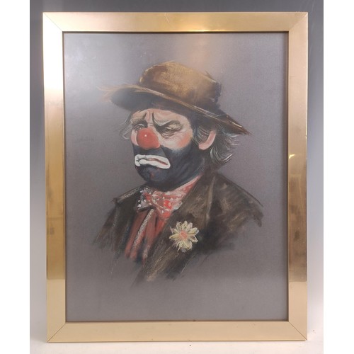 1128 - Ken A Spencer, a cartoon of a Military Policeman, signed and dated 1959, 54 x 18 cm, another, a figu... 