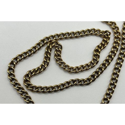 603 - A 9ct gold chain, approx. 78 cm, 75.9 g