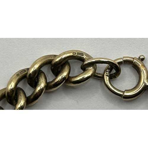 603 - A 9ct gold chain, approx. 78 cm, 75.9 g