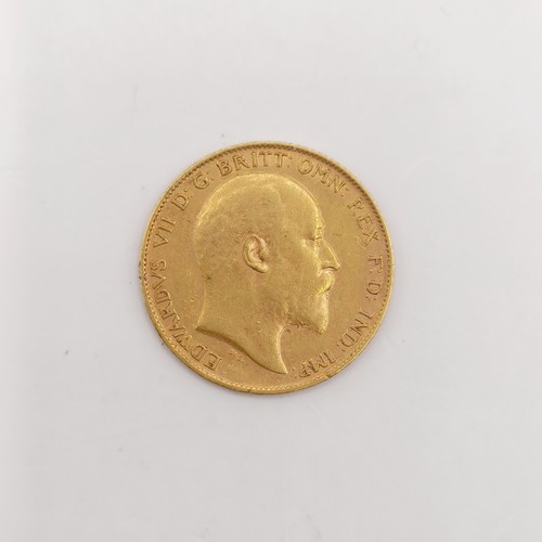 610 - An Edward VII half sovereign, 1907