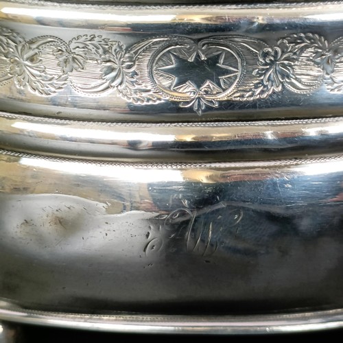 14 - A George III silver sugar bowl, London 1806, 8.9 ozt, 11.5 cm high