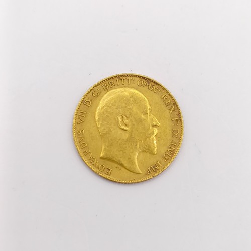 622 - A George V half sovereign, 1910