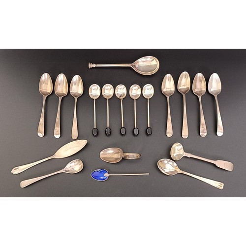 56 - Assorted silver spoons, various dates and marks, 6.4 ozt (all in) (qty)