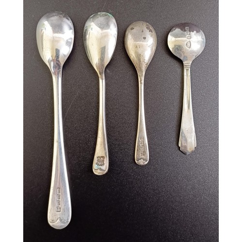 79 - Assorted silver spoons, various dates and marks, 8.8 ozt