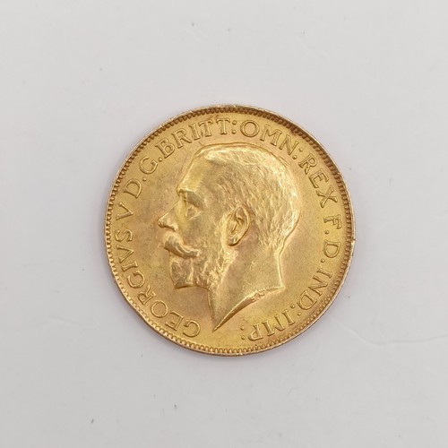 772 - A George V sovereign, 1928