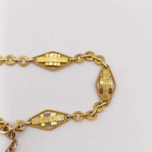 773 - An Indian yellow metal bracelet