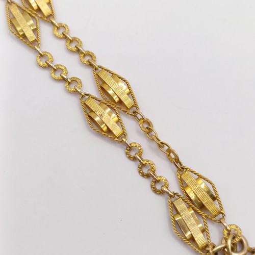 773 - An Indian yellow metal bracelet