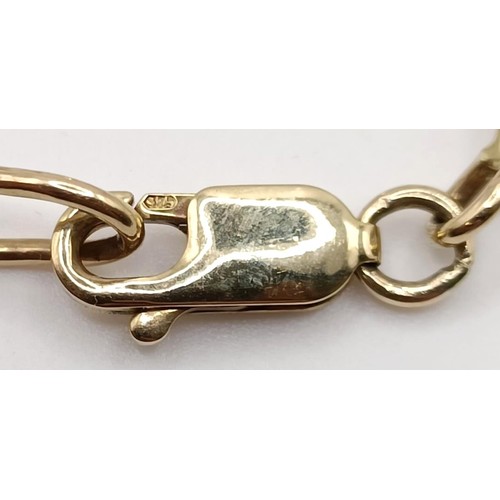 723 - A 9ct gold bracelet, 7.7 g