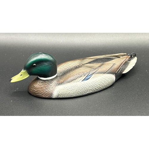 99 - An Italian silver mallard duck, inscribed Germano Reale (Anas platyrhinea), 4.2 ozt, 11.5 cm be... 