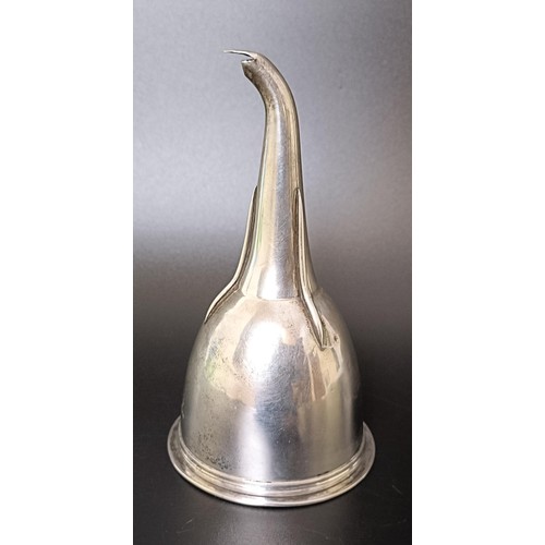 121 - A George II silver wine funnel, London 1812, 4.4 ozt