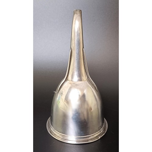 121 - A George II silver wine funnel, London 1812, 4.4 ozt