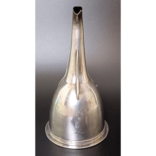 121 - A George II silver wine funnel, London 1812, 4.4 ozt