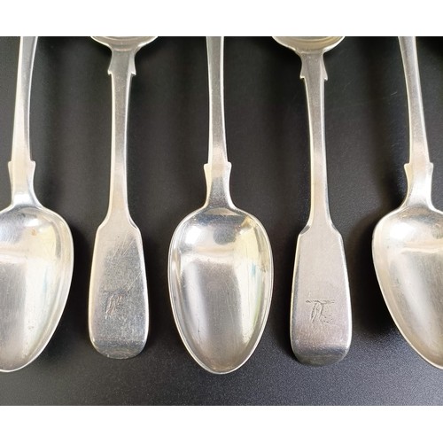 127 - Assorted silver spoons, various dates and marks, 7.5 ozt